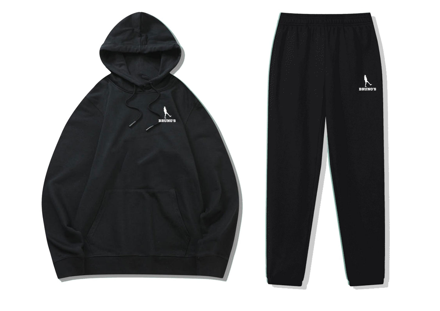 Premium Black Complete Set Hoodie - 100% Cotton